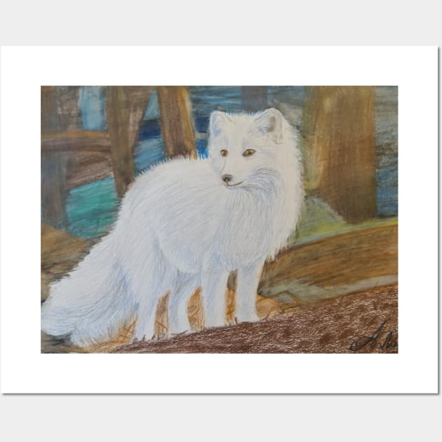 polar fox Wall Art by An.D.L.